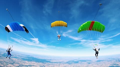 Parasailing activity